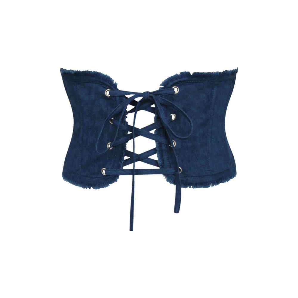Attitude Corsets - Seanna Korsettgürtel - Blau